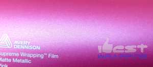 Avery dennison supreme wrapping film matte metallic pink ap2230001